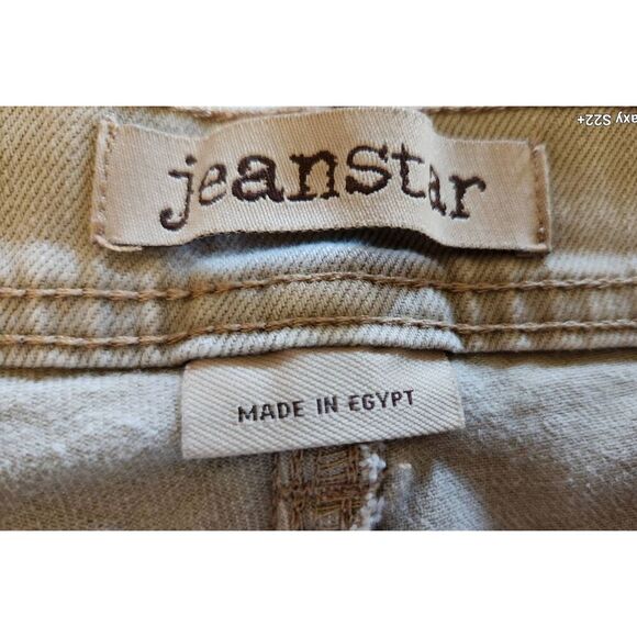 W24  Jeanstar khaki denim jeans with decorative pockets - Picture 3 of 5